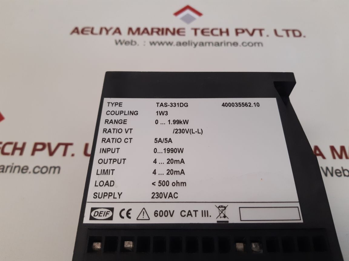 DEIF TAS-331DG TRANSDUCER