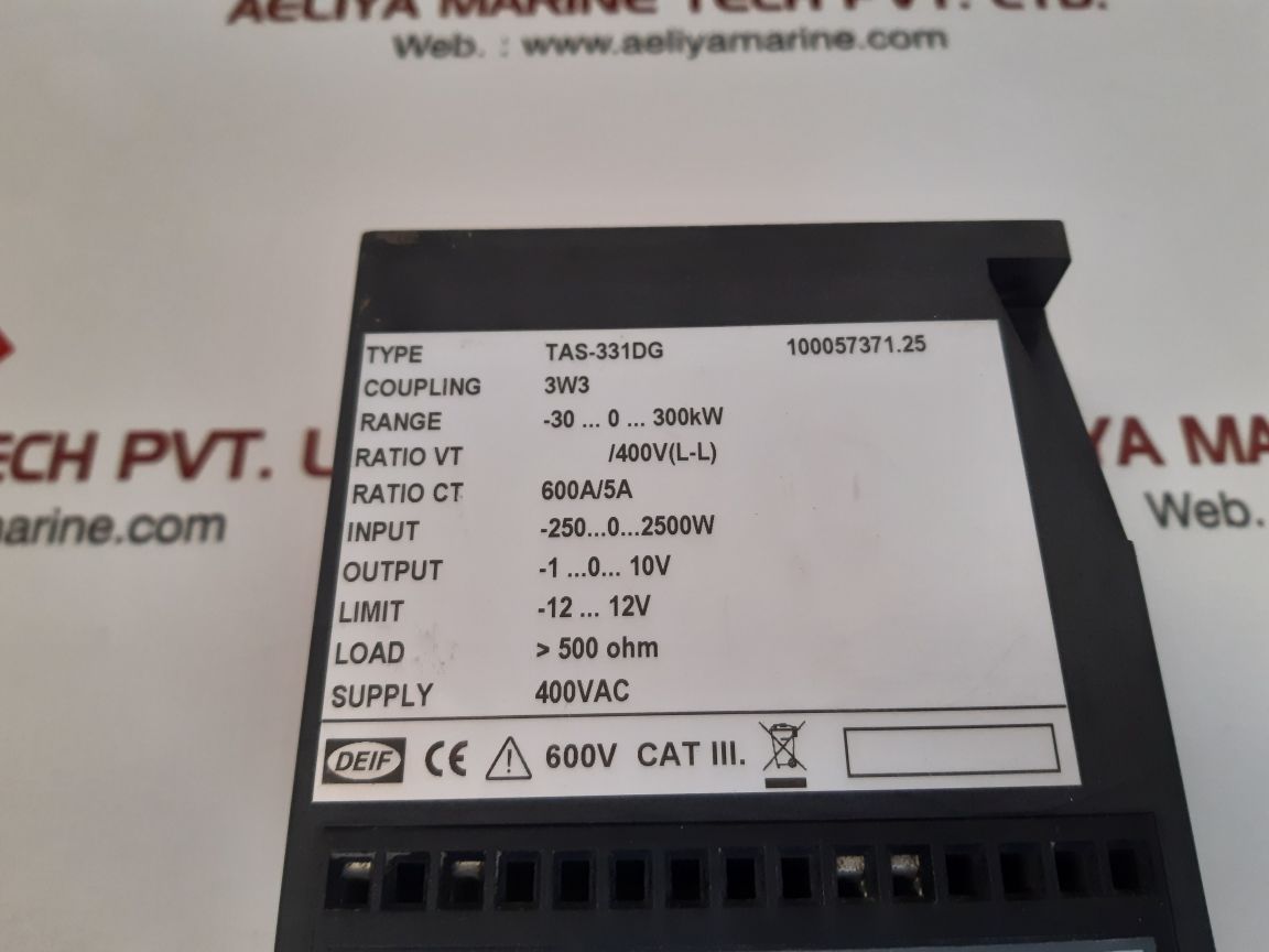 DEIF TAS-331DG CURRENT TRANSDUCER