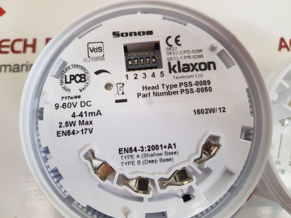 KLAXON PSS-0050 AUDIBLE ALARM PSS-0089 6-35MA