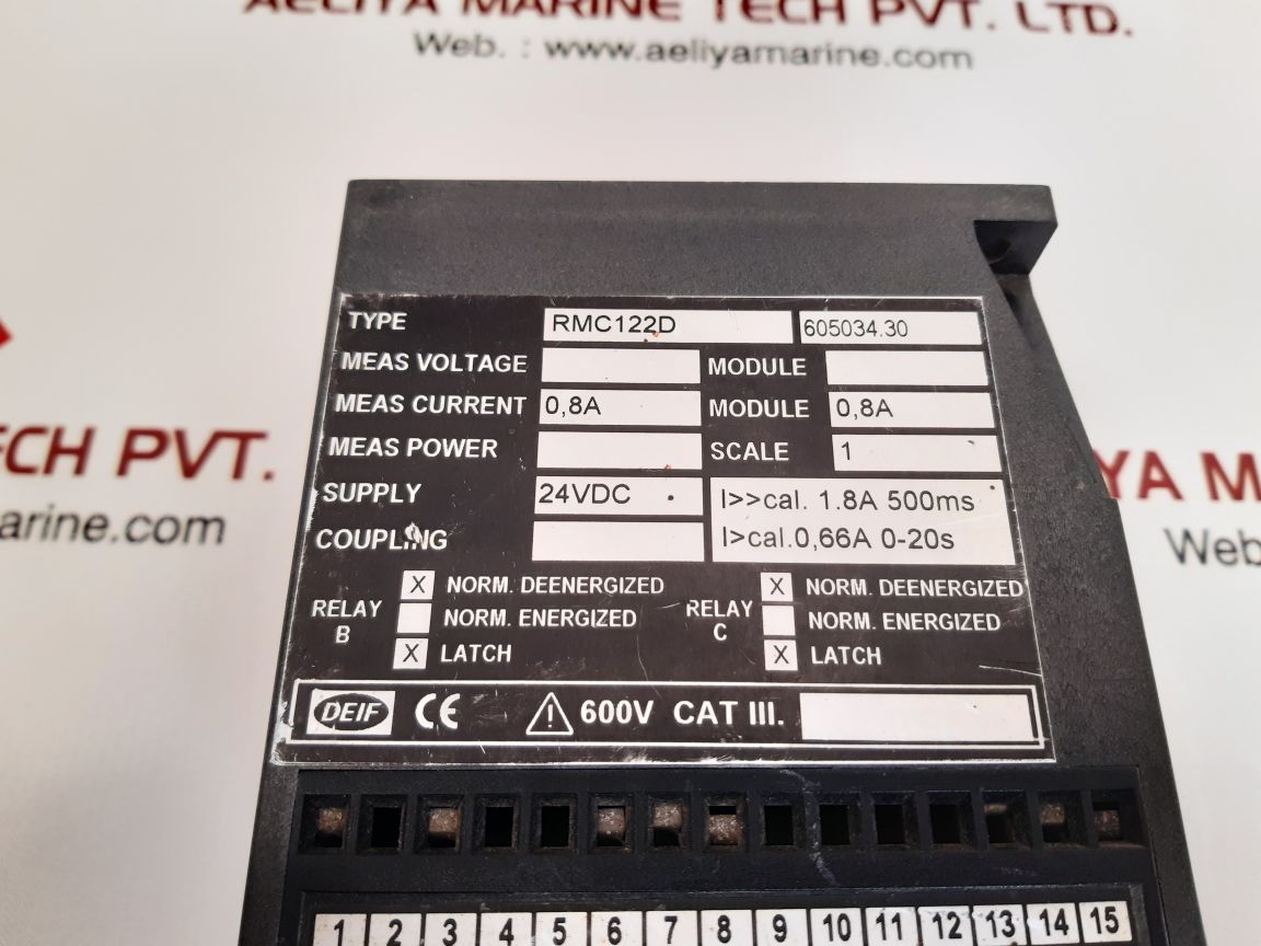 DEIF RMC-122D CURRENT RELAY