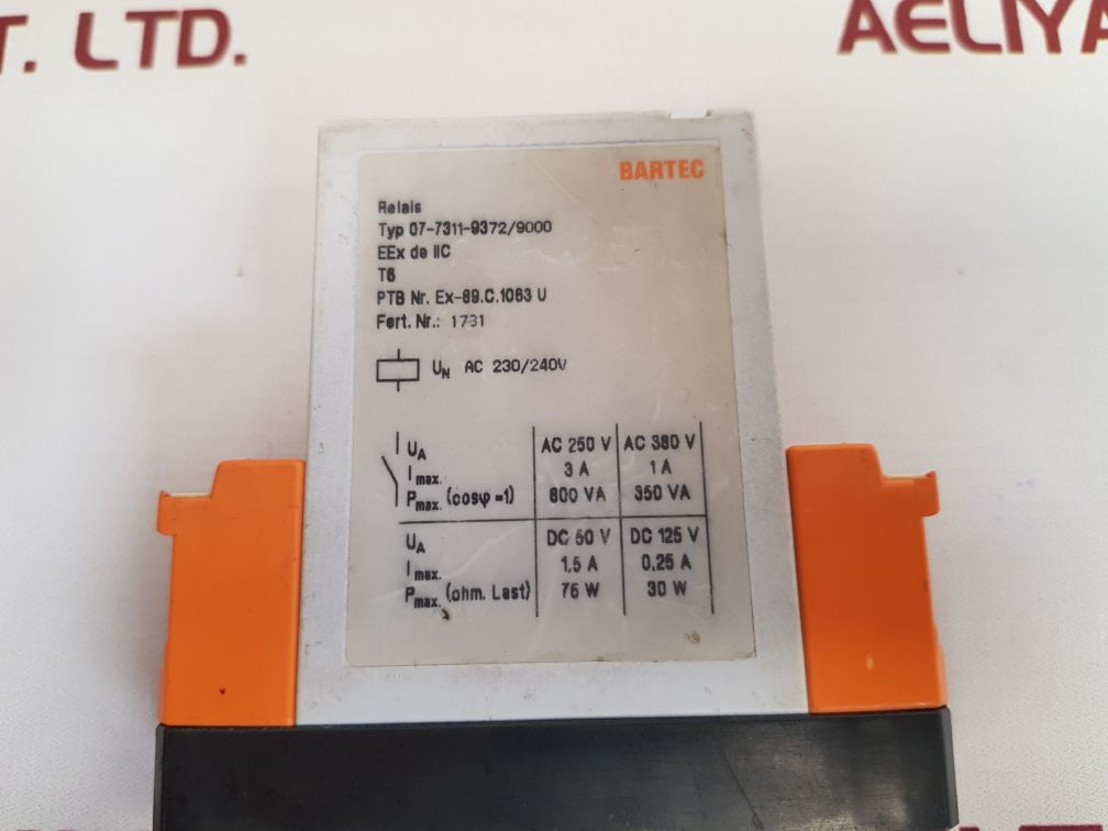 BARTEC 07-7311-9372/9000 RELAY