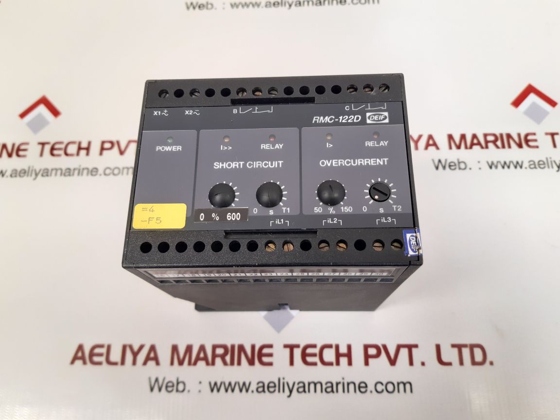 DEIF RMC-122D SHORT CIRCUIT & OVER CURRENT RELAY SCALE:1