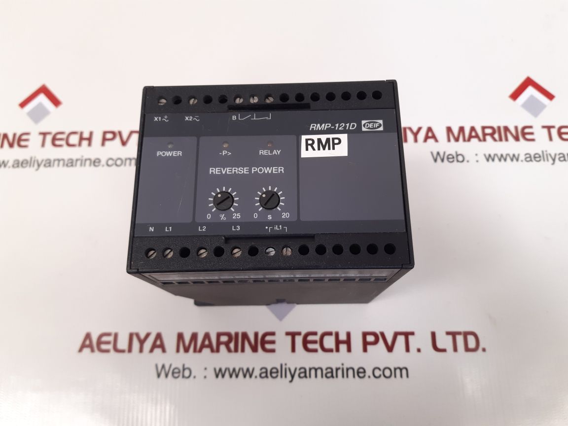 DEIF RMP-121D PROTECTIVE REVERSE POWER RELAY SCALE:0.87