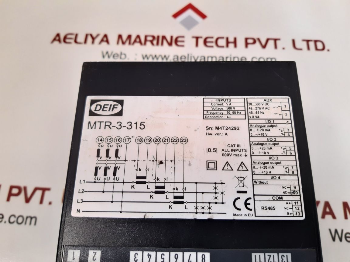 DEIF MTR-3-315 MULTI-TRANSDUCER