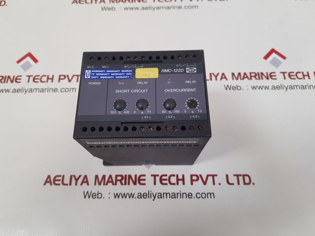 DEIF RMC-122D SHORT CIRCUIT & OVER CURRENT RELAY SCALE:1