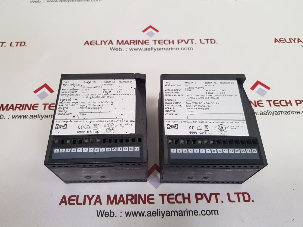 DEIF RMC-111D CURRENT RELAY