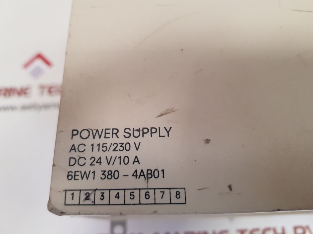 SIEMENS 6EW1 380-4AB01 POWER SUPPLY