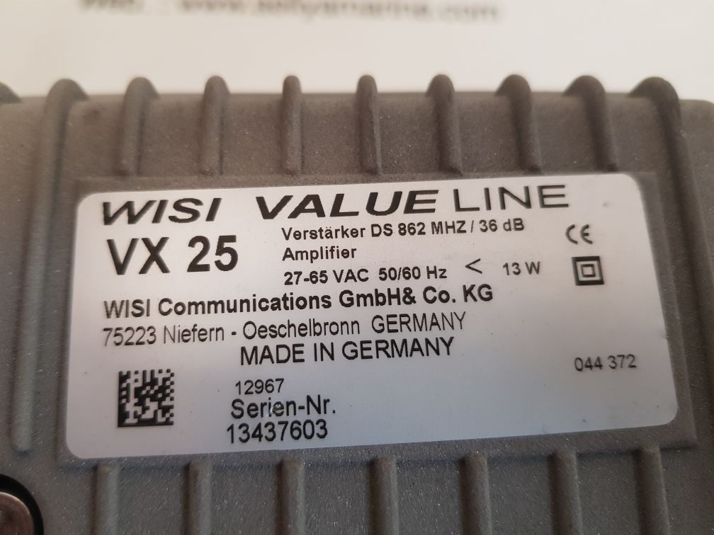 WISI VX 25 AMPLIFIER DS 862 MHZ