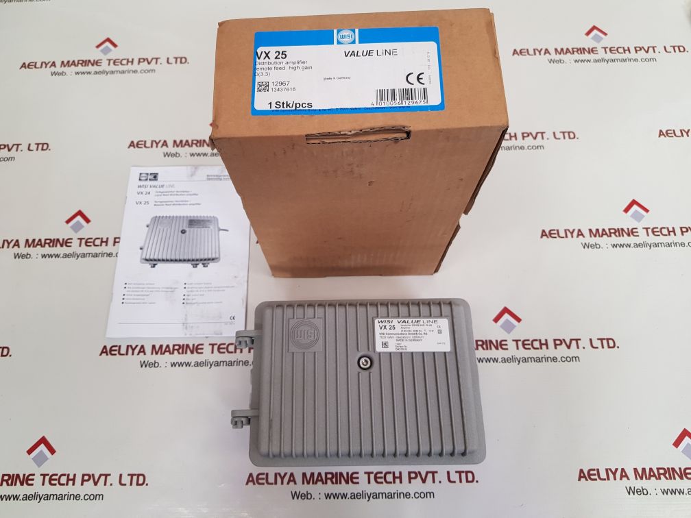 WISI COMMUNICATIONS VALUE LINE VX 25 DISTRIBUTION AMPLIFIER 4 010056 129675