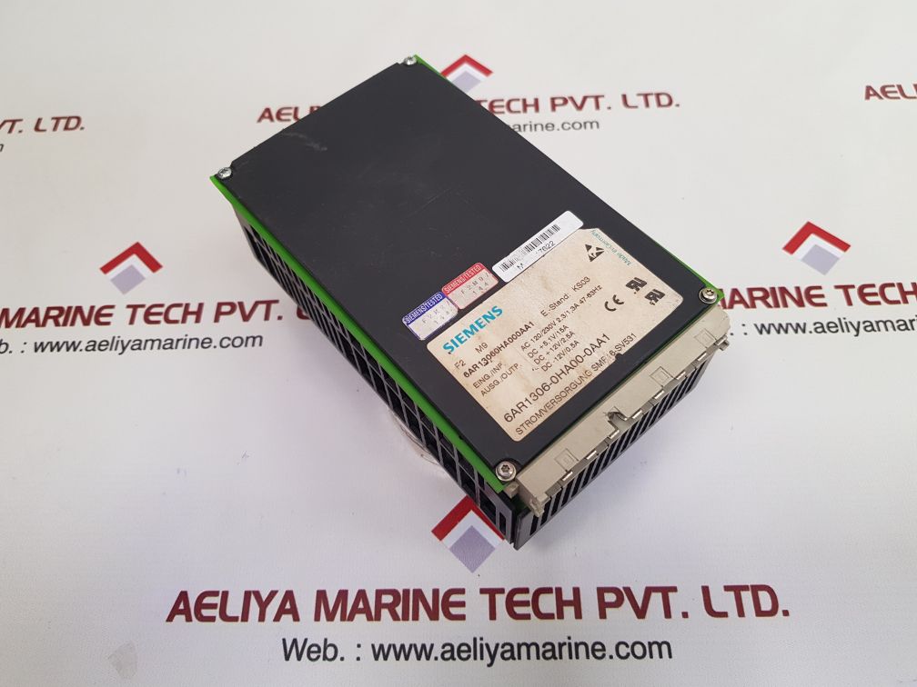 SIEMENS 6AR1306-0HA00-0AA1 POWER SUPPLY SMP16-SV531