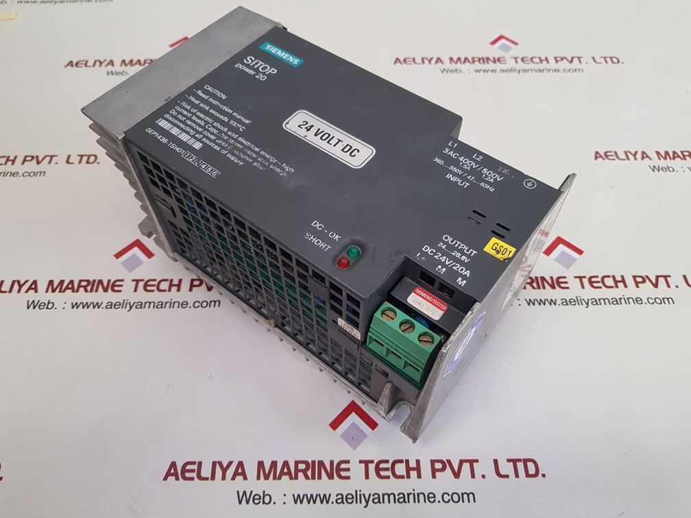 SIEMENS SITOP POWER20 POWER SUPPLY 6EP1436-1SH01