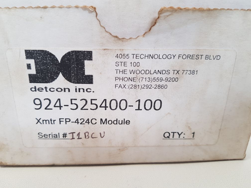 DETCON FP-424C COMBUSTIBLE GAS SENSOR