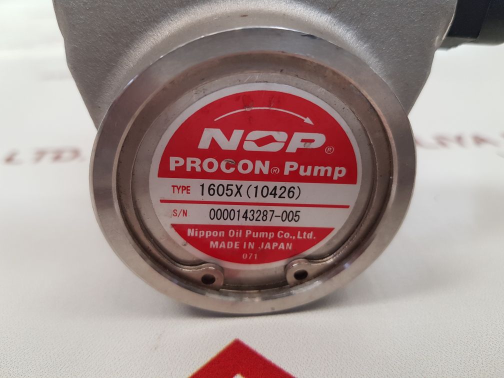 NIPPON OIL PUMP 1605X(10426) PROCON PUMP