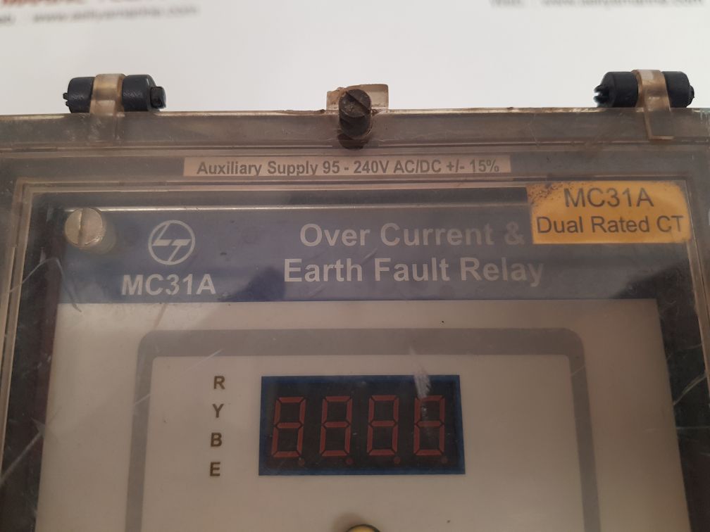 L&T MC31A OVER CURRENT & EARTH FAULT RELAY 06 148442