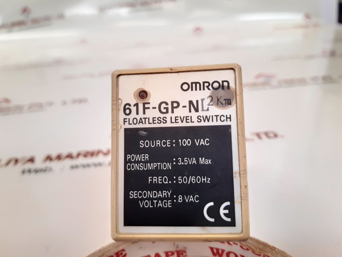 OMRON 61F-GP-NL2 KM FLOATLESS LEVEL SWITCH