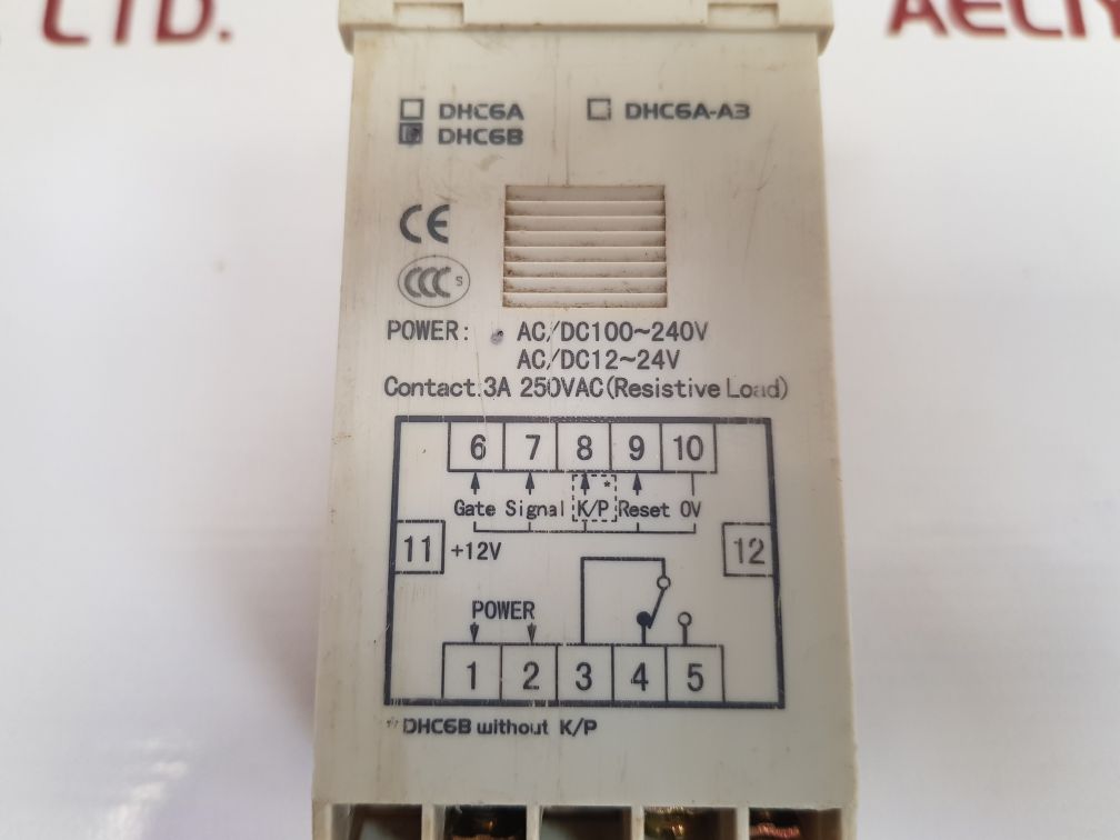 DHC DHC6B TIMER 3A 250VAC