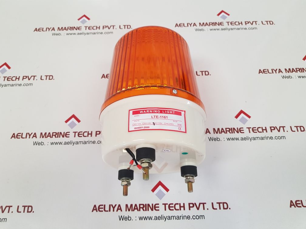 ROTARY WARNING YELLOW LIGHT LTE-1161