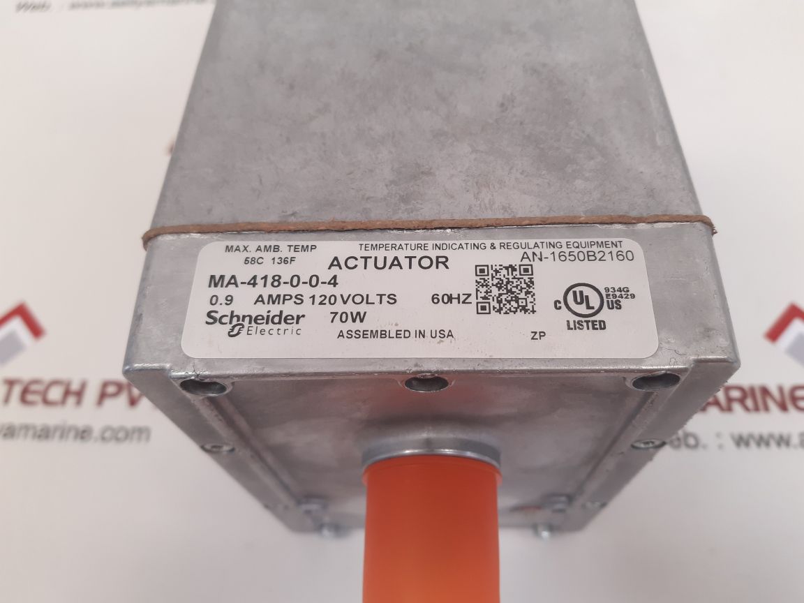 SCHNEIDER ELECTRIC MA-418-0-0-4 ELECTRIC ACTUATOR