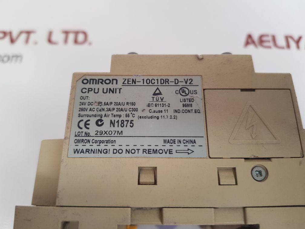 OMRON ZEN-10C1DR-D-V2 CPU UNIT