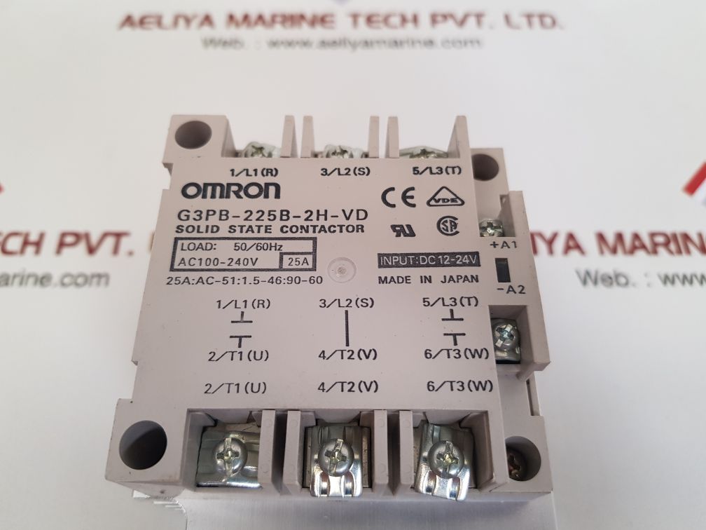 OMRON G3PB-225B-2H-VD SOLID STATE CONTACTOR 2024EP