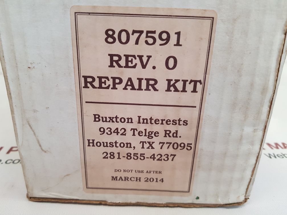 BUXTON INTERESTS 807591 REPAIR KIT