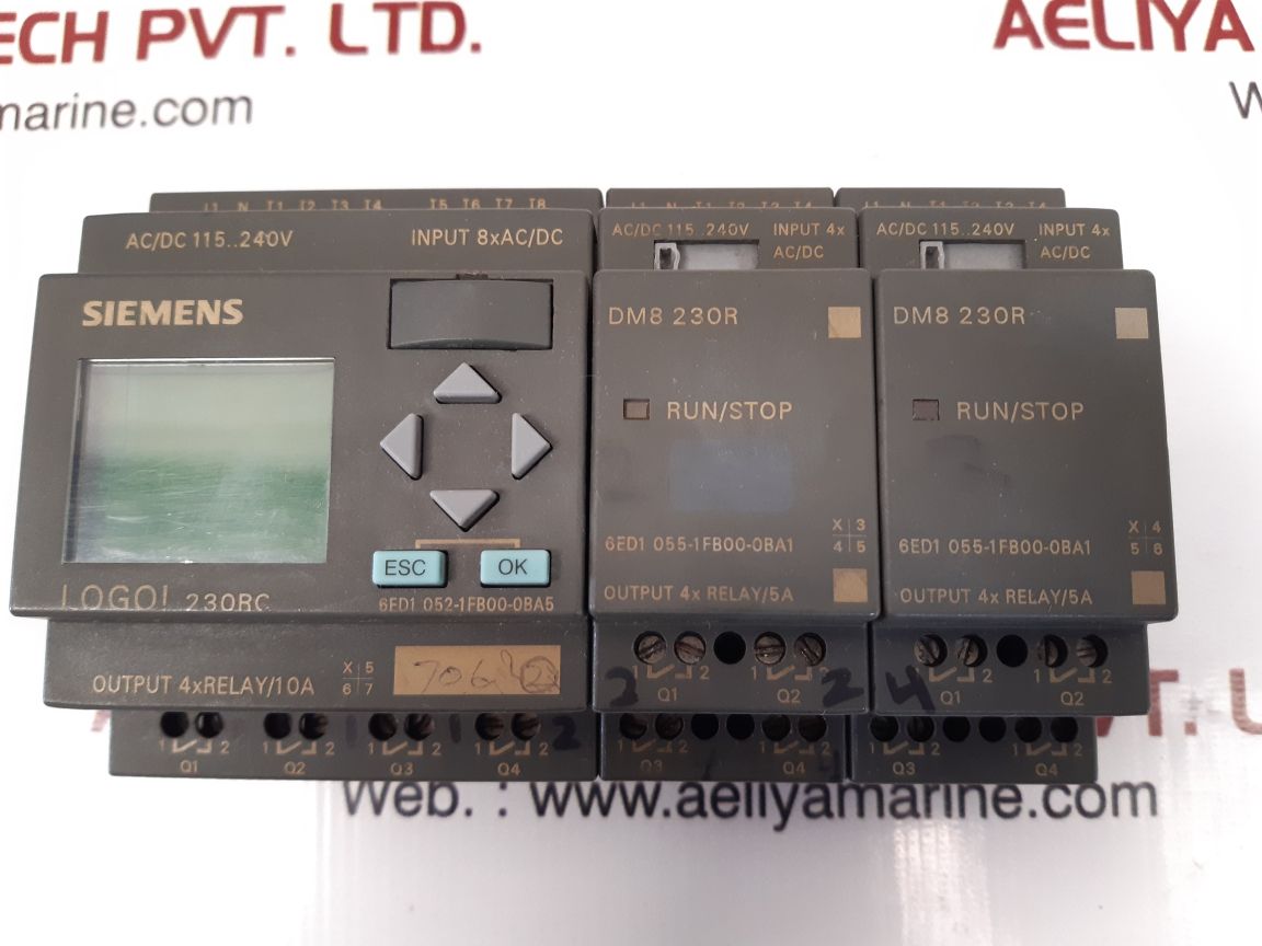 SIEMENS 6ED1 052-1FB00-0BA5 MODULE 6ED1 055-1FB00-0BA1