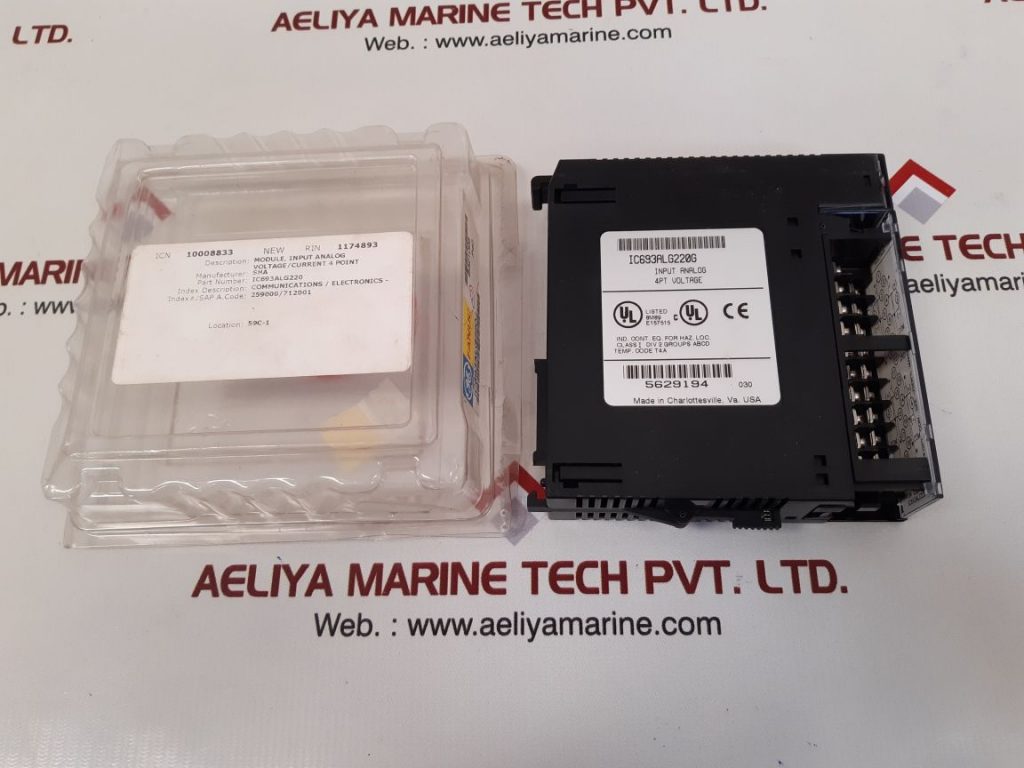 GE FANUC IC693ALG220G INPUT MODULE ANALOG 4PT