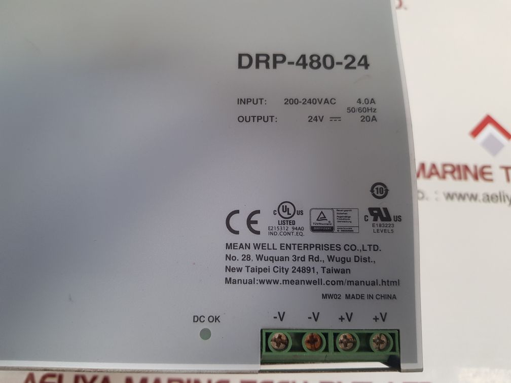 MEAN WELL DRP-480-24 POWER SUPPLY