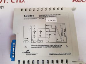 CEAG LB 3101 ANALOG INPUT ANALOGER EINGANG NON-SMART