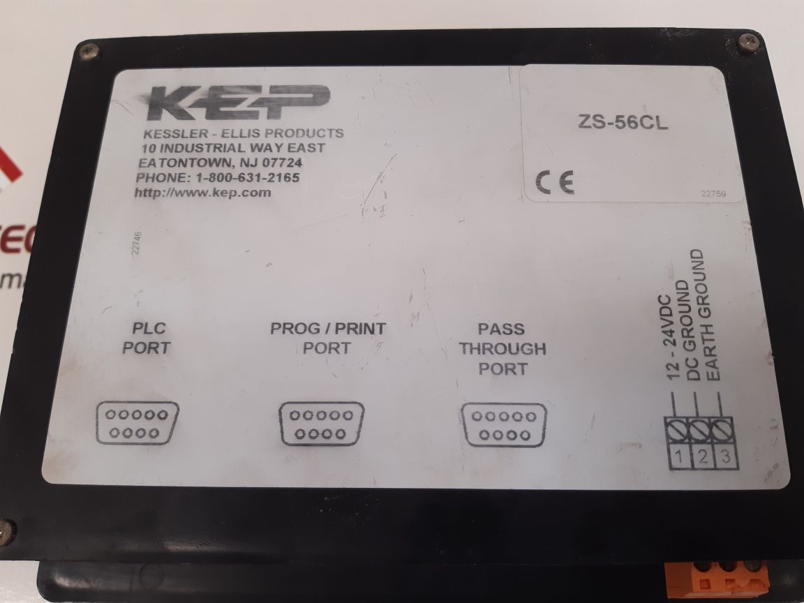 KESSLER-ELLIS ZS-56CL INTERFACE CONTROLLER