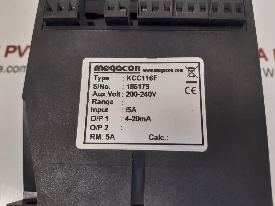 MEGACON KCC116F ELECTRONIC CONTROL