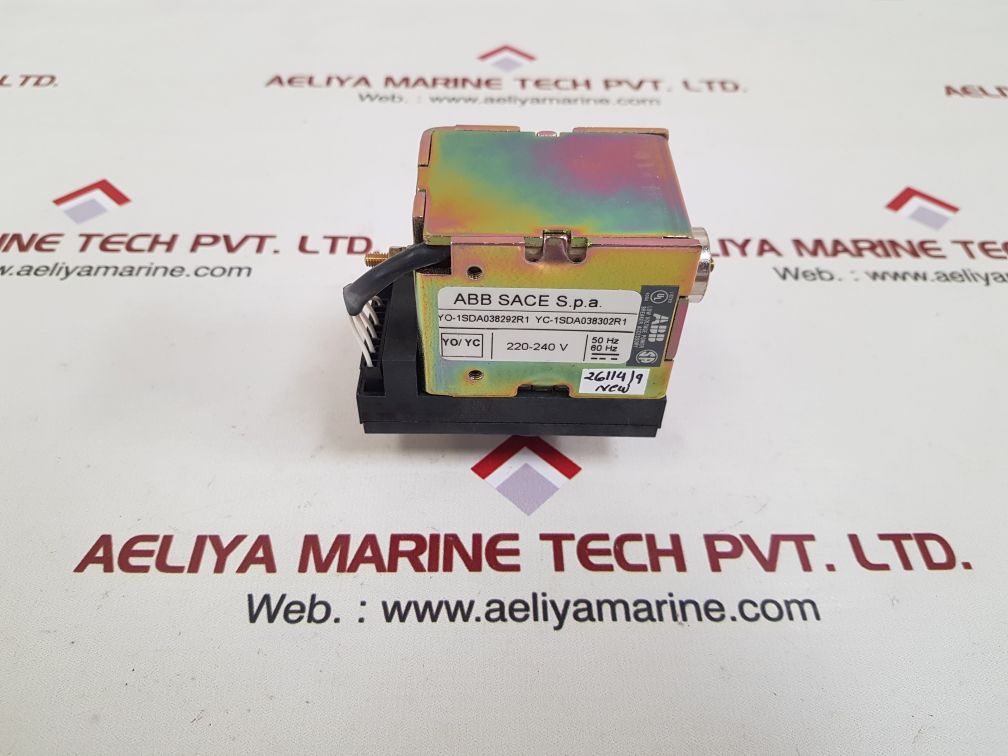 ABB 1SDA038292R1 SHUNT OPENING RELEASE SUPPLY VOLTAGE RELAY