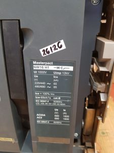 MERLIN GERIN NW16 H1 MASTERPACT CIRCUIT BREAKER