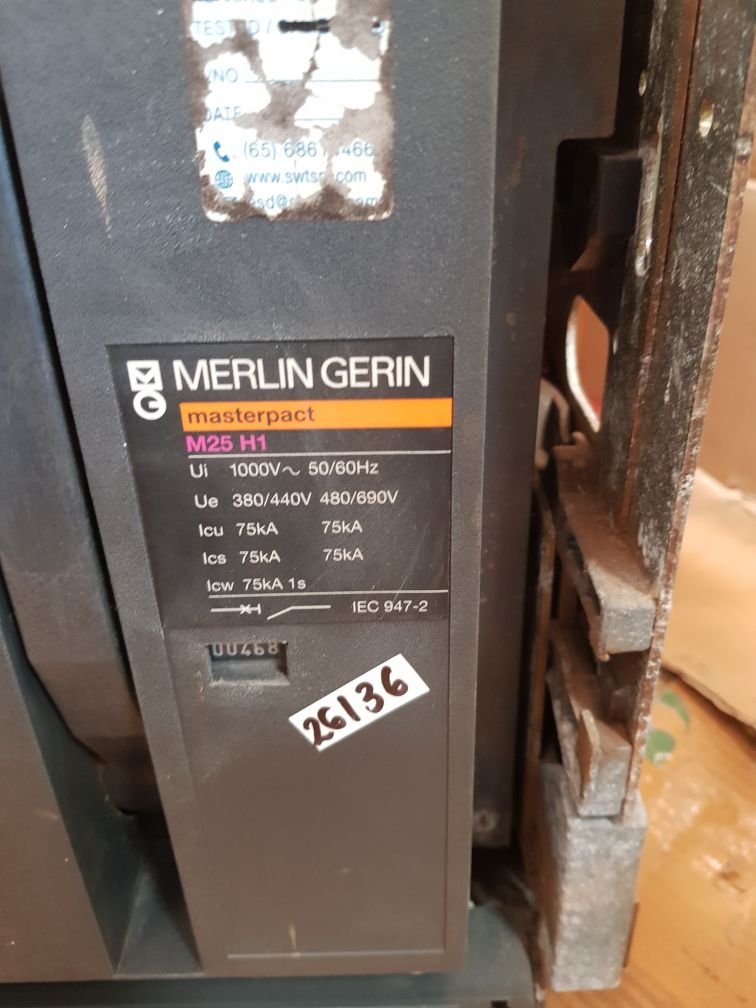 MERLIN GERIN M25 H1 MASTERPACT AIR CIRCUIT BREAKER