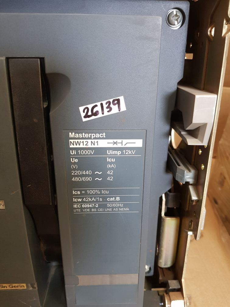 MERLIN GERIN NW12 N1 MASTERPACT CIRCUIT BREAKER 6.0A