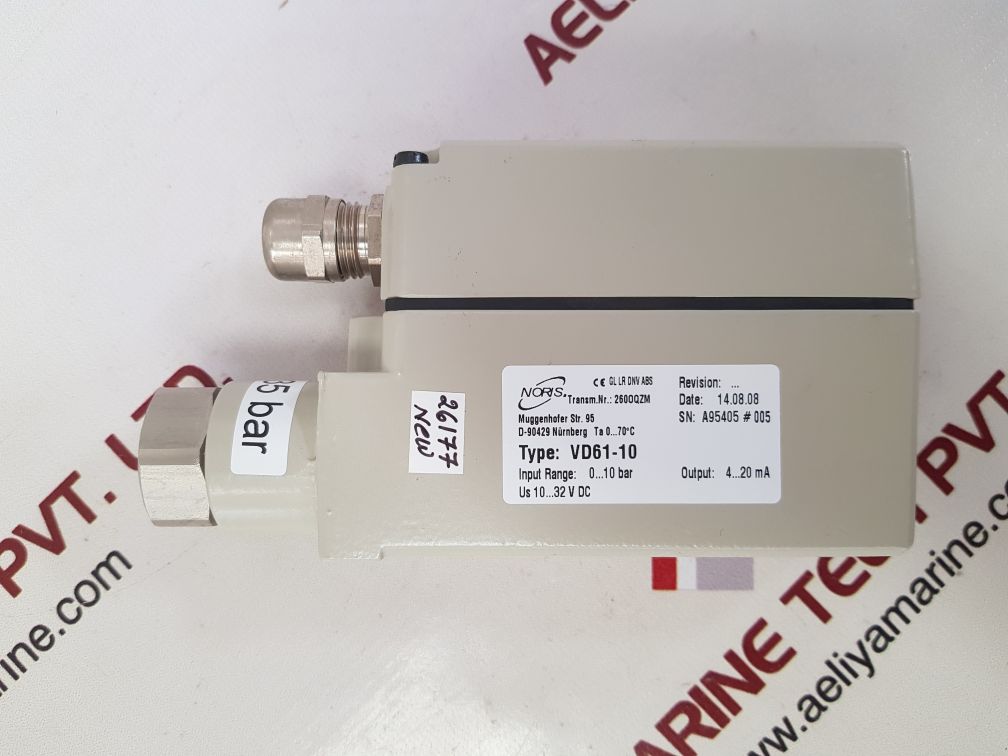 NORIS VD61-10 PRESSURE TRANSMITTER