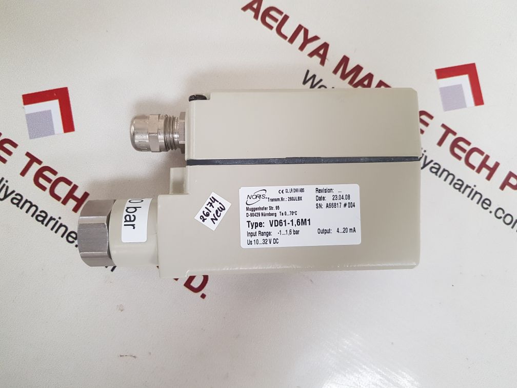 NORIS VD61-1, 6M1 PRESSURE TRANSMITTER