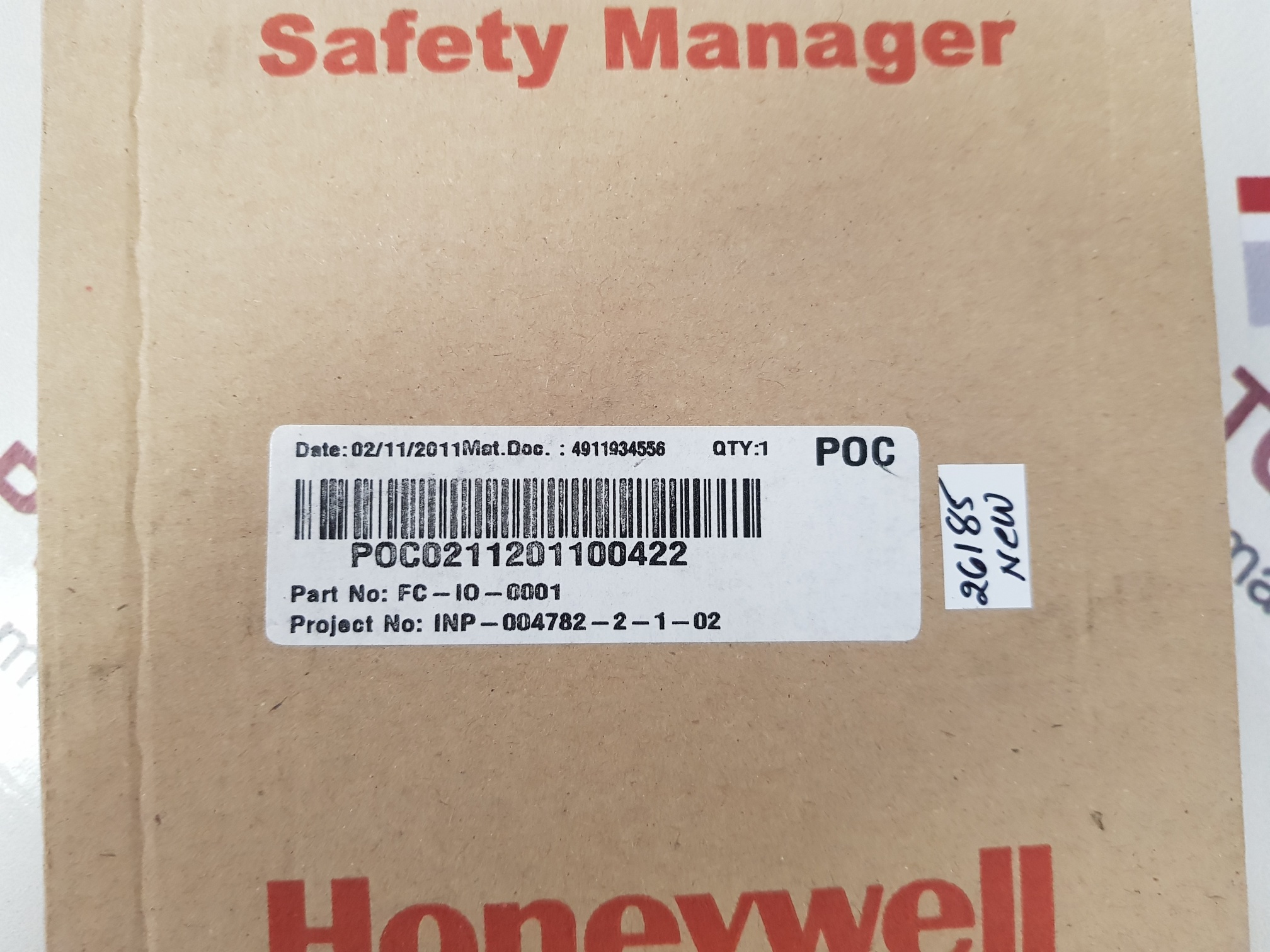 HONEYWELL IO-0001 I/O EXTENDED MODULE FC-IO-0001