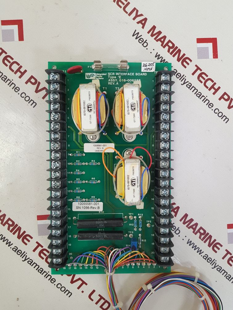 INTEGRATED POWER SYSTEMS 016-006586 SCR INTERFACE BOARD