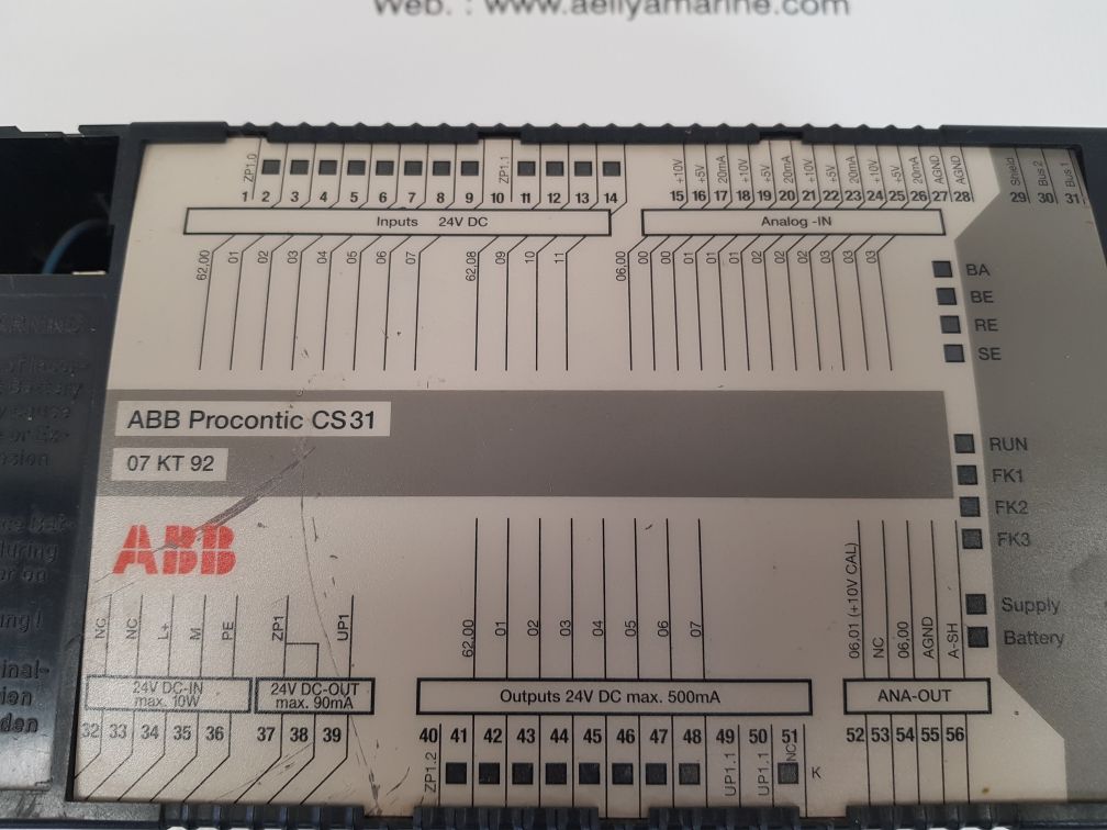 ABB PROCONTIC CS31 I/O REMOTE UNIT GJR5250000R0101