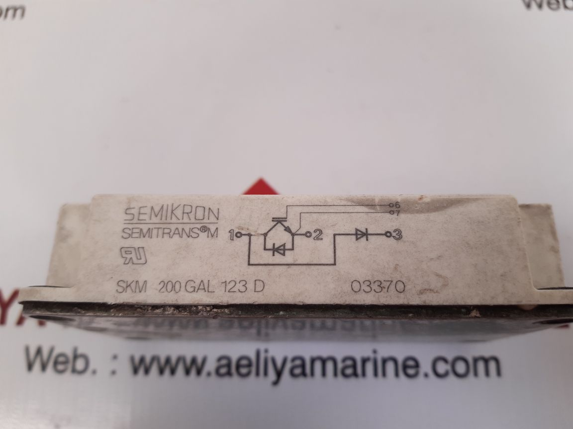 SEMIKRON SKM200GAL123D RECTIFIER POWER MODULE