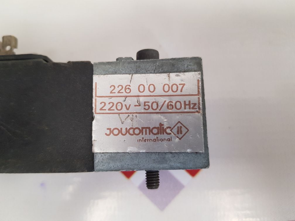 JOUCOMATIC 226 00 007 SOLENOID VALVE