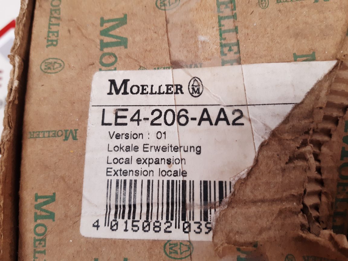 MOELLER LE4-206-AA 2 ANALOG INPUT OUTPUT MODULE