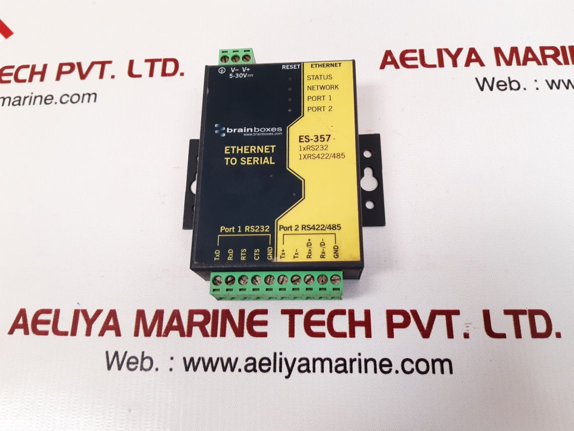BRAINBOXES ES-357 ETHERNET TO SERIAL ADAPTER