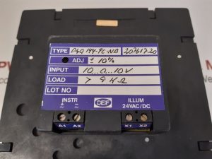 DEIF/NOR CONTROL DLQ 144-PC-NB RPM METER