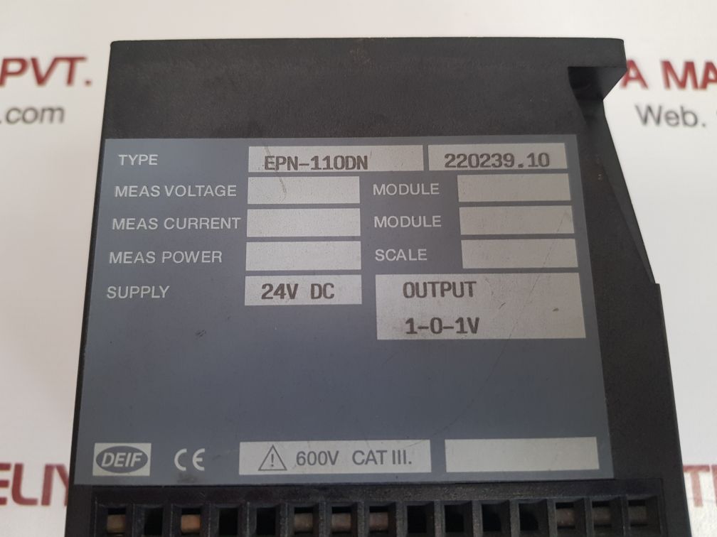 DEIF EPN-110DN ELECTRONIC POTENTIO METER