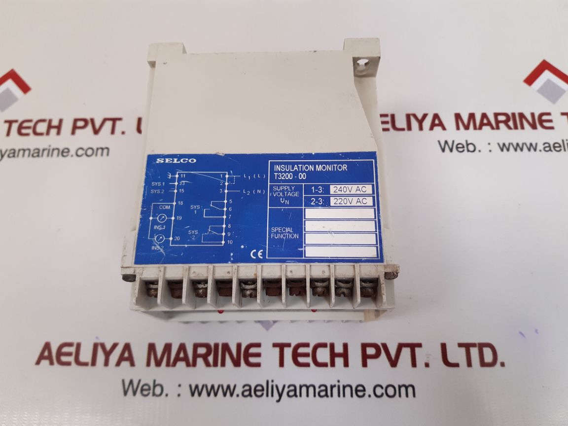 SELCO T3200-00 INSULATION MONITORING RELAY