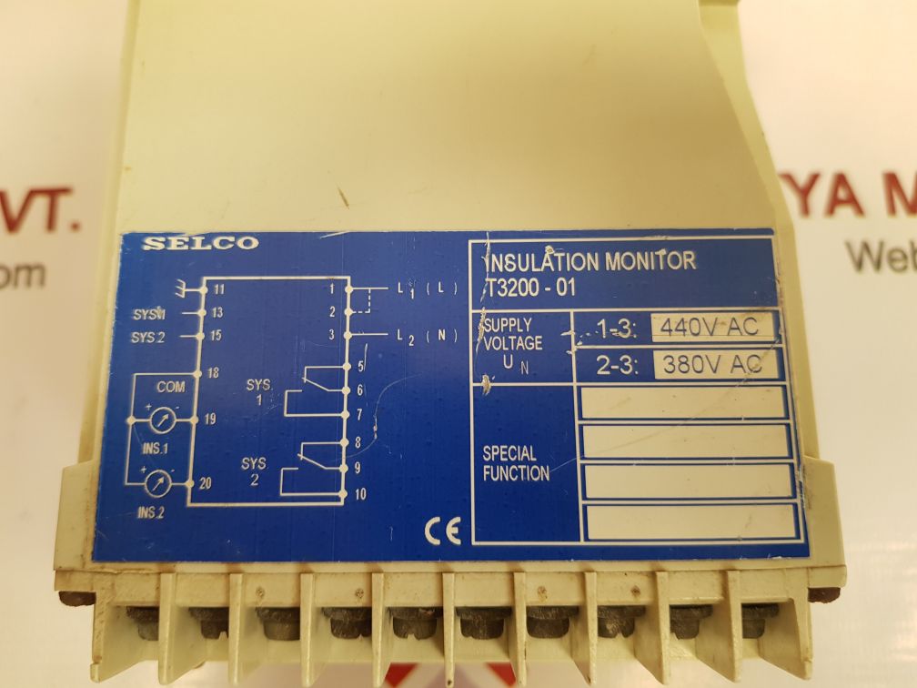 SELCO T3200-01 INSULATION MONITOR 440V AC