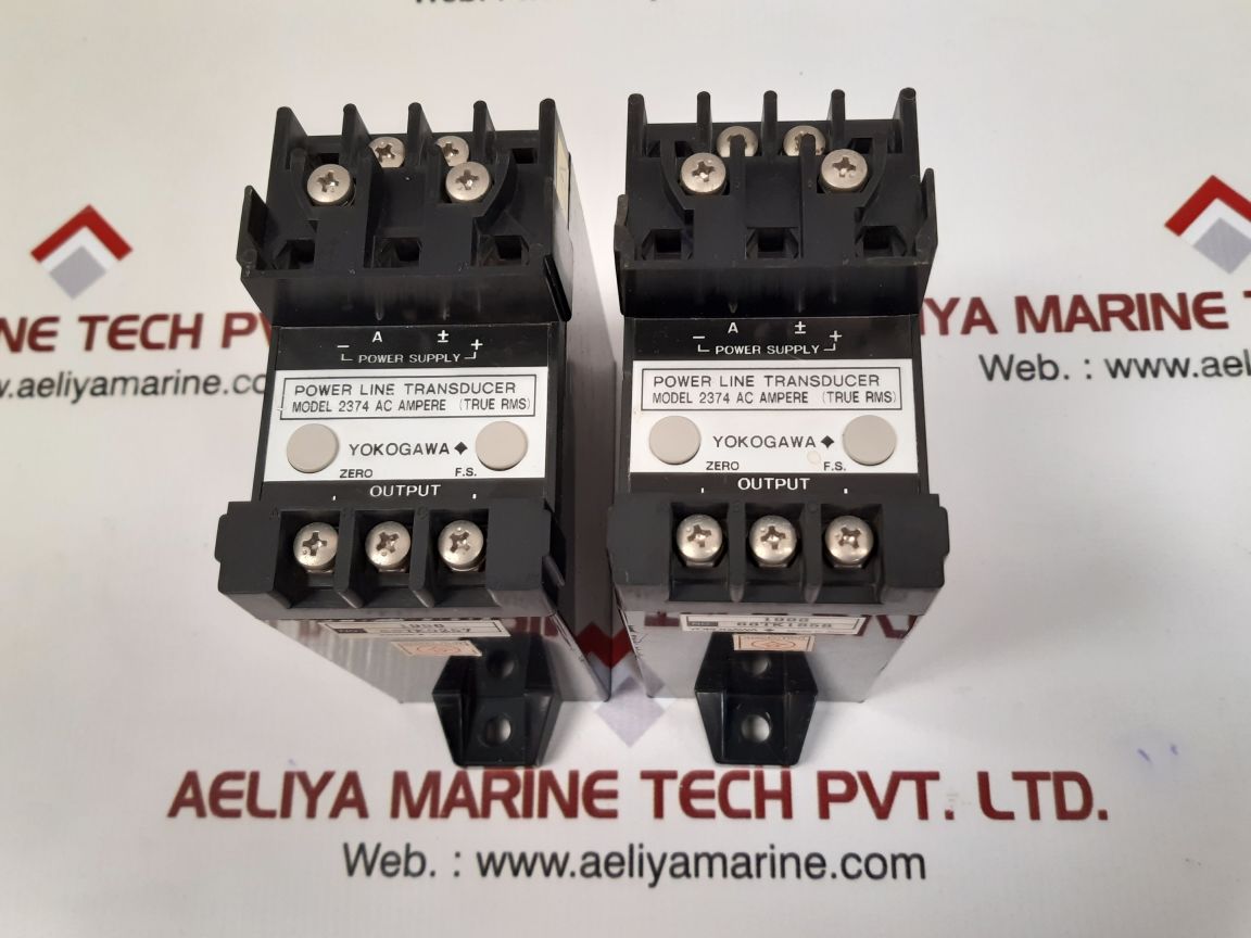 YOKOGAWA 2374 POWER LINE TRANSDUCER - Aeliya Marine