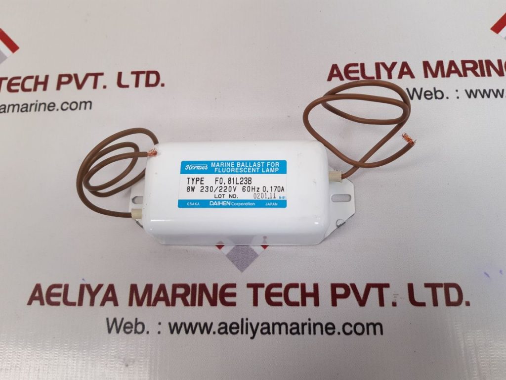 DAIHEN F0.81L23B MARINE BALLAST FOR FLUORESCENT LAMP